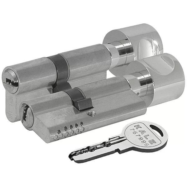 Механизм цилиндровый Kale-Kilit 164 OBS SCE/72 (35*37) никель, кл/верт